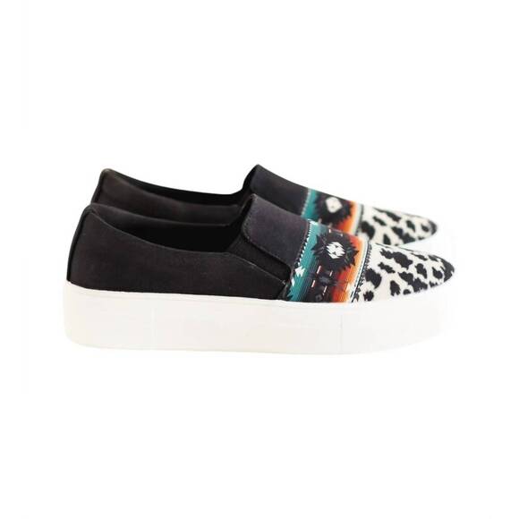 CRAZY TRAIN Shoes - NEW CRAZY TRAIN women's cooky kicks cowhide shoes in black